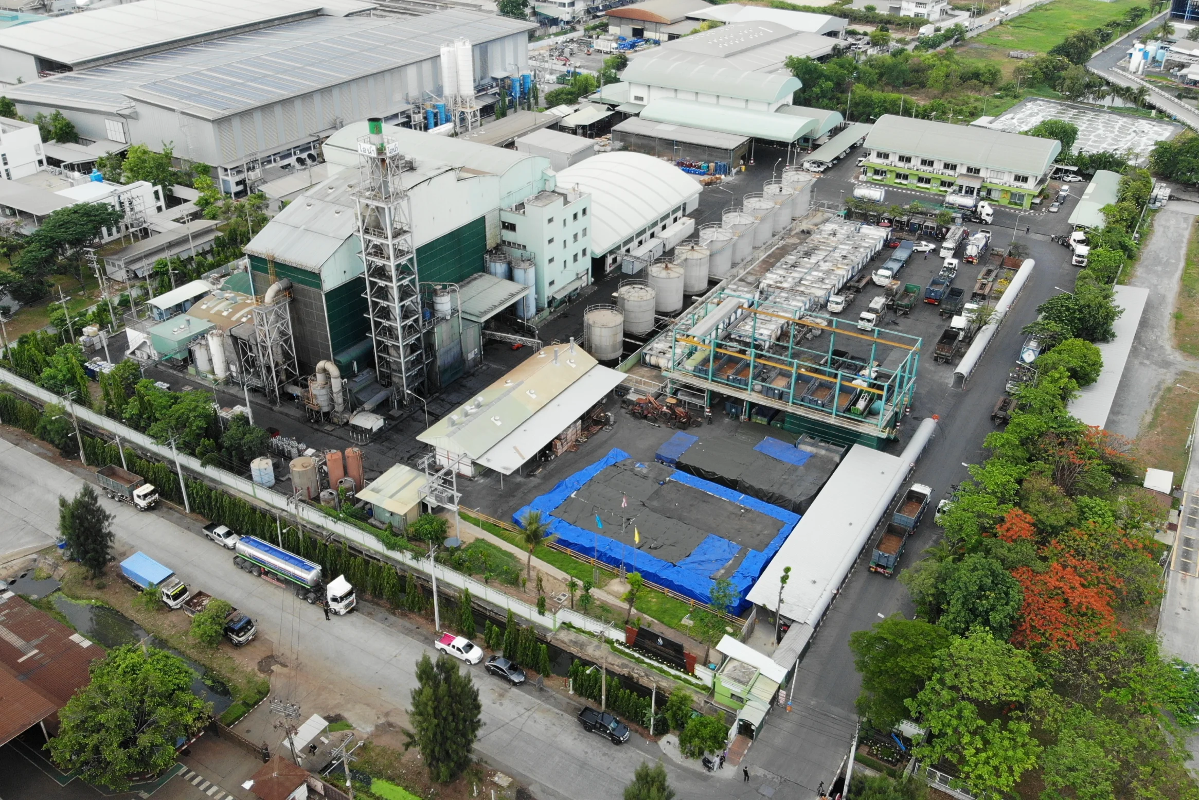 Waste disposal sites of fire towers